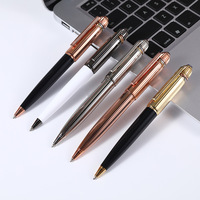 Bijoux pour hommes Cadeaux Collections précieuses Stylo à bille en métal au toucher lourd de luxe Stylo d'écriture de style rétro