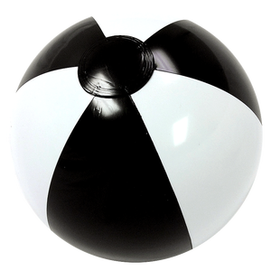 1m Aufblasbarer Strandball Kundenspezifischer Großer Plastik Schwarz-Weißer Strandball Mit Individuellen Farben - Product Image 4