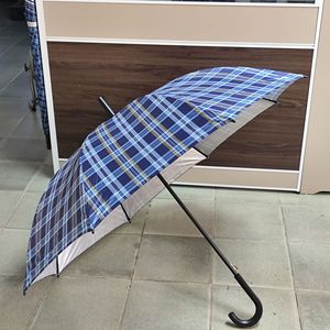 27inch dài xử lý kẻ sọc ô cong móc thẳng chống gió thiết kế gia cố cho hai người kinh doanh quảng cáo - Product Image 6