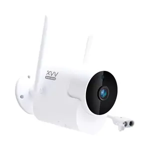 Xiaovv Date 150 Degrés Grand Angle Caméra de Surveillance Extérieure Sans Fil WIFI Caméra HD Vision Nocturne avec MiHome APP