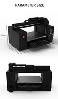 Mesin Cetak UV A2 XP600 Lampu LED Rotary Flatbed 5060 untuk Casing Ponsel, Akrilik, Logam, Botol Kaca, Printer DTF, dan Flex