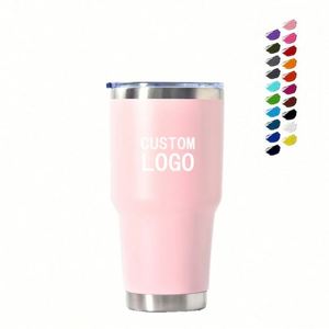 Gobelet isotherme personnalisé de 30 oz à double paroi en acier inoxydable, tasse à café et à eau à prix abordable, tasses de voyage pour voiture de 30 oz avec couvercle - Product Image 3