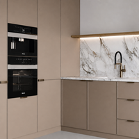 Îlot de cuisine et salle à manger intégrés de luxe moderne, mobilier sur mesure pour toute la maison, idéal pour la rénovation résidentielle et les projets immobiliers