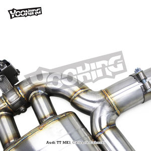 Système d'échappement OEM Turbo Cat-back pour <span class=keywords><strong>Audi</strong></span> <span class=keywords><strong>TT</strong></span> <span class=keywords><strong>MK1</strong></span> Type <span class=keywords><strong>8N</strong></span> 1.8T 1998-2006 76mm Tuyau d'échappement Valvetronic avec télécommande - Product Image 5