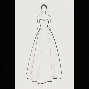 Abito da sposa su misura per la futura sposa - Product Image 3