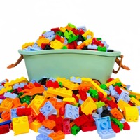 Blocs de construction en plastique ABS en vrac à gros maillons pour enfants, jouets éducatifs amusants et créatifs à assembler soi-même, compatibles LEGO, animaux