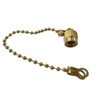 Protector de Conector a Precio de Fábrica, Tapa Antipolvo Chapada en Oro para Conector SMA, Cubierta Protectora Antipolvo