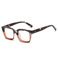 Montures de lunettes tendance unisexe avec logo personnalisé, anti-lumière bleue, pour ordinateur, transparentes, épaisses et légères, pour adultes