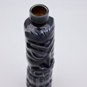 Bottiglia per Alcolici in Porcellana Blu Zaffiro Profondo con Packaging Personalizzato, Design Artistico Ispirato al Tiki per <span class=keywords><strong>Whisky</strong></span> e Liquori - Product Image 3