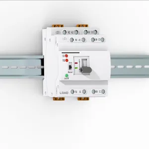 Mini interruptor de transferencia automática de doble potencia ATS para uso doméstico Pc Clase 2P 4P 63A AC 220V