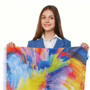 अपने प्रदान किए गए चित्रों के आधार पर 90*150 राष्ट्रीय ध्वज फहराने वाले झंडे और कंपनी के प्रचार झंडे - Product Image 4