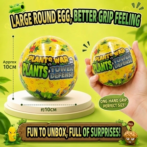 Capsule Gacha aléatoire Speedy Stock Restock Plant Tower Defense pour Ensemble de jeu de <span class=keywords><strong>prix</strong></span> de carnaval, Œuf surprise mystère - Product Image 6