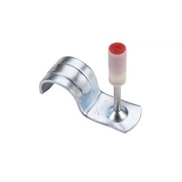 Mini-épingle décorative en acier de 32 mm pour fixation murale, avec tige lisse et tête bombée, pour fixation de tuyaux et clips de gaine décoratifs