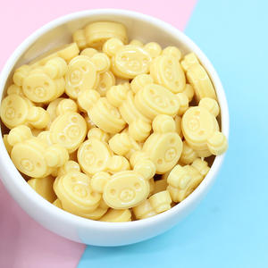 Cabujones de resina de chocolate con forma de oso lindo y base plana para manualidades DIY, dijes para slime, miniaturas para casas de muñecas y comida - Product Image 4