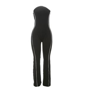 Combinaison de sport pour femme, leggings à dos nu, leggings de sport <span class=keywords><strong>nude</strong></span>, pantalon large à pattes d'éléphant - Product Image 5