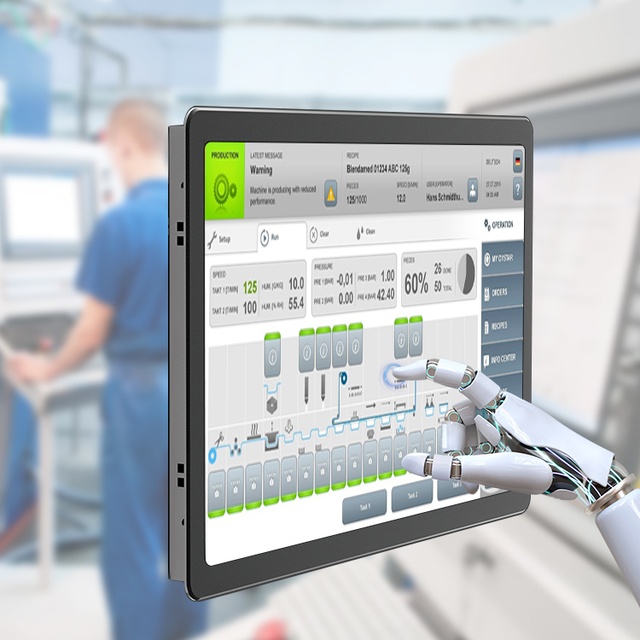 Oem 3" 17" 19" 27" 43" Ip67 Industrial Lcd Monitor 7 23.8 Inch 27 32 Inch Fhd 1920*1080 Embedded Waterproof Industrial Monitor