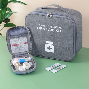 Nueva bolsa de almacenamiento de medicamentos con múltiples compartimentos personalizada al por mayor, botiquín de primeros auxilios de mano a prueba de humedad - Product Image 2
