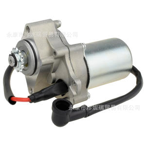 Dayang Motorcycle Starter Motor 12 Tooth 2 Hole For Scooter Repair Aluminum Silver <b>Carbon</b> <b>Brush</b> FDJ006 110cc - Product Image 3