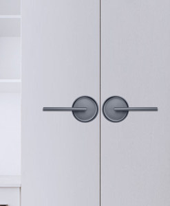 Paired Round Wardrobe Pull Handles Recessed Slot Concealed Cabinet <strong>Door</strong> <strong>Knobs</strong> for Apartments Hotels Homestays Malls - Product Image 6