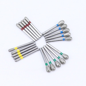 Fraise diamantée Exsr 1,6 mm à tête conique pour le polissage et le meulage dentaire, certifiée CE - Product Image 4