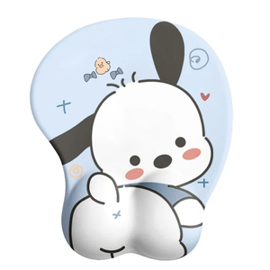 Tapis de souris mignon avec repose-poignet, motifs chat, chaton, panda, dessin animé - Product Image 3