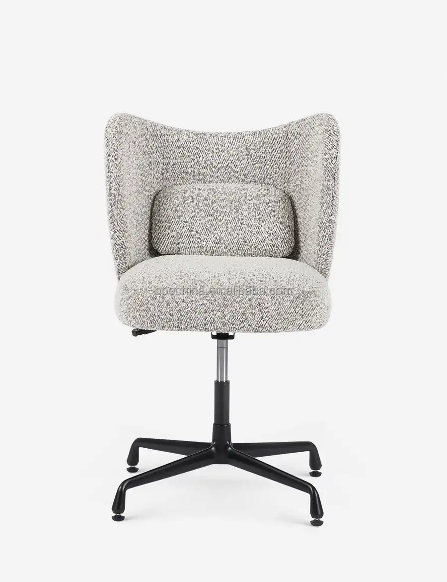Лидер продаж, бархатный стул в классическом стиле для дома и офиса, регулируемое вращающееся кресло из ткани с мягкой обивкой на заказ