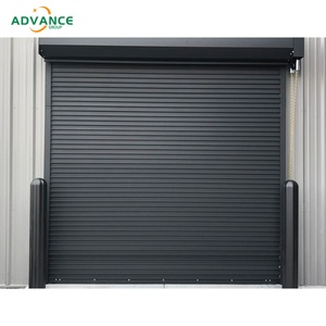 Cửa cuốn thép an toàn cho cửa chống trộm bằng kim loại với tùy chọn thanh đục lỗ cho khả năng hiển thị - Product Image 2