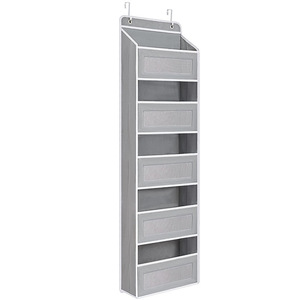 <span class=keywords><strong>Organisateur</strong></span> de vêtements suspendu à 5 étagères pliable avec conception anti-basculement, capacité de charge de 44 lb, rangement en tissu durable pour la maison - Product Image 5