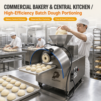 Machine à diviser et à arrondir la pâte en acier inoxydable pour pains à burger, de haute qualité, pour une longue durée de vie professionnelle