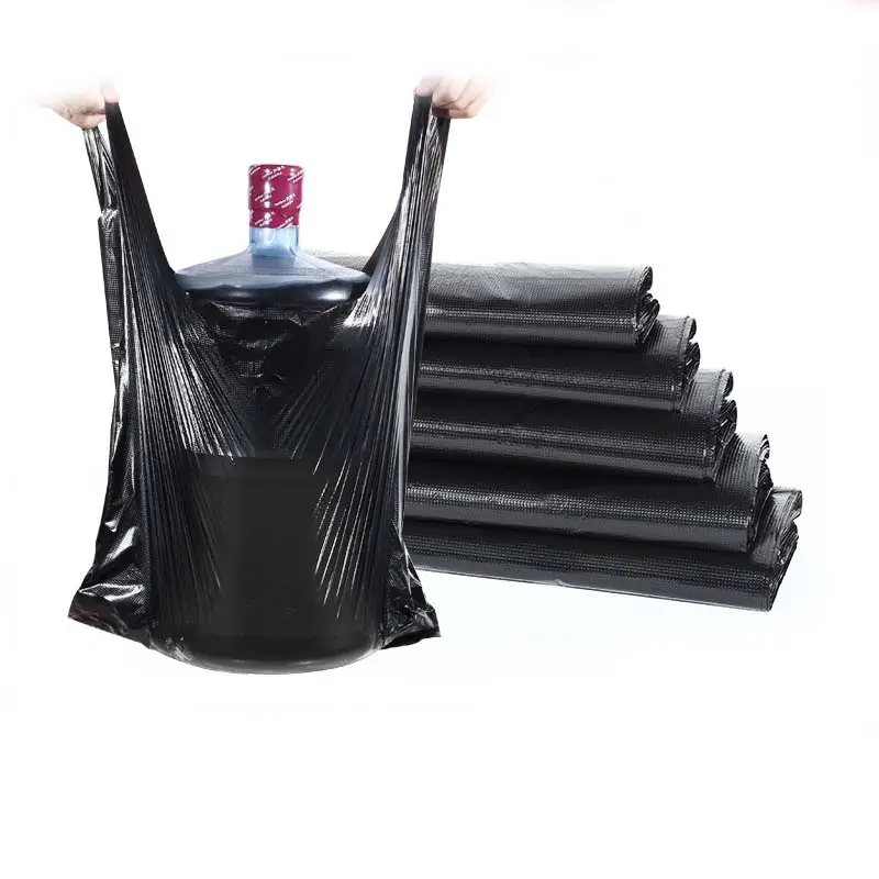 Wholesale custom heavy duty garbage bag for home disposable plastic large car garbage bag