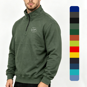 Sweat-shirt à capuche zippé en polaire de haute qualité, surdimensionné, léger, avec logo personnalisé, fermeture éclair robuste, vente en gros - Product Image 1