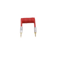 Angitu Premium Hand Make TRRS Audio Cables Reversed Custom Coiled Split/Sofle Keyboard TRRS Cable