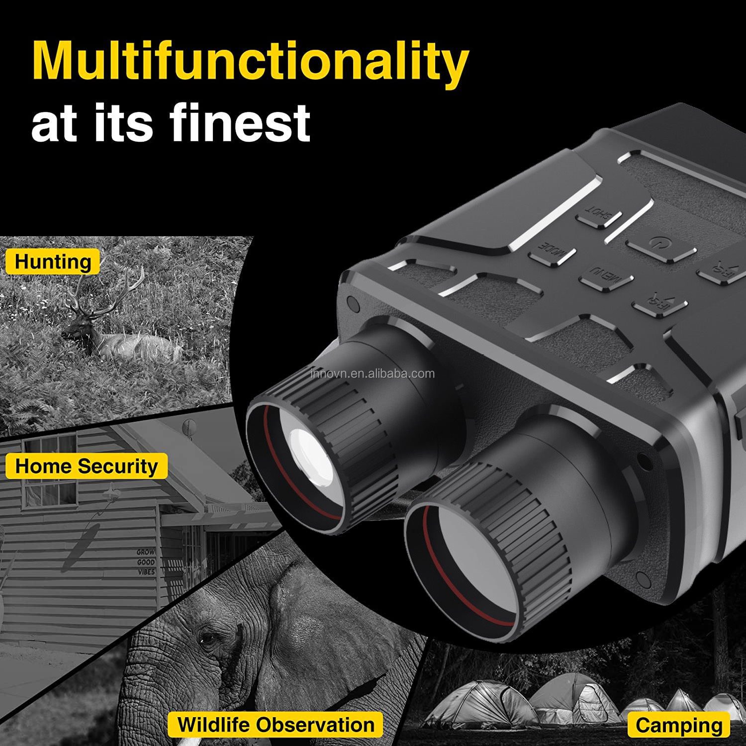 Buy Wholesale China Night Vision Goggles R6 Night Vision Binoculars - View #3