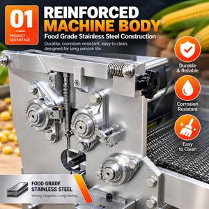 Máquina para Hacer Totopos de Maíz, Máquina para Hacer Nachos, Tacos, Chips de Tortilla Mexicanos, Máquina para Hacer Chalupas y Tostadas - Product Image 4
