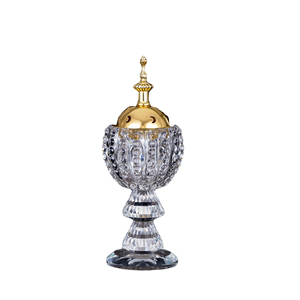 Brûleur d'encens en cristal direct fabricants four à charbon brûlant encens pilule porter encens style exotique - Product Image 5