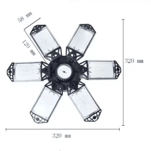 Giá rẻ bán buôn không dây biến dạng ánh sáng đồ đạc hình lục giác 2 gói dẫn vít trong nhà để xe Trần - Product Image 6