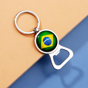 Souvenirs de voyage, ouvre-bouteille en métal personnalisé avec drapeau national, porte-clés promotionnel, portable et multifonctionnel - Product Image 4