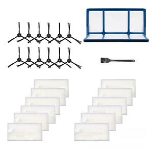 Pour <span class=keywords><strong>iLife</strong></span> Mop Robot Aspirateur Accessoires Ensemble Ultra-Mince Beetle V3/V5/V5S Filtre Brosse Latérale Fonction Humide et Sec - Product Image 1