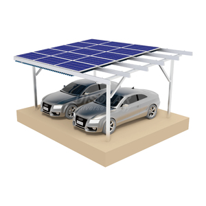 Système de montage solaire UISOLAR haute résistance AL6005-T5 pour abri de voiture photovoltaïque étanche - Product Image 2
