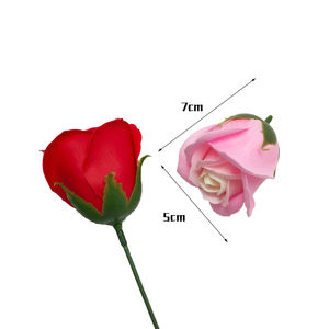 San valentino Bouquet che fa materiali fioraio fornisce decorazioni rosa colorata con tre colori sovrapposti a fiori di sapone - Product Image 3