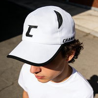 Gorra Deportiva Ultraligera de Secado Rápido con Malla Lateral Transpirable para Maratón al Aire Libre, Gorra de Béisbol con Logotipo Personalizado al por Mayor