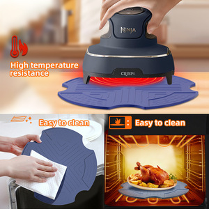 Easy To Clean <b>Silicone</b> Air Fryer Heat Resistant Insulated Air Fryer Non-slip <b>Mat</b> Air Fryer Hot Pads Oven - Product Image 3