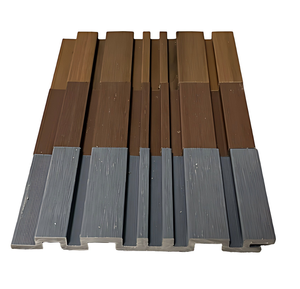 Paneles Ranurados de Coextrusión WPC Modernos - Resistentes al Agua, Fuego, Sonido, Antiestáticos, a la Humedad, al Moho y al Humo AOLO para Exteriores - Product Image 1