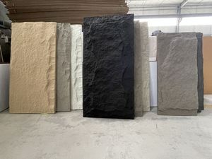 Panneaux muraux en pierre artificielle en polyuréthane, panneaux de façade en pierre PU, dalles de pierre PU 3M en polyuréthane - Product Image 3