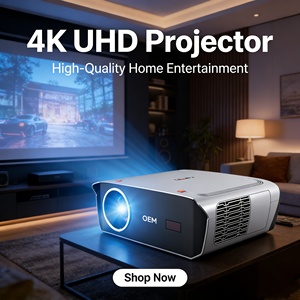 โปรเจคเตอร์วิดีโอ OEM Full HD Android WIFI 4K ไร้สาย สำหรับดูหนัง ดูทีวี ใช้ในบ้าน ประชุม ทำงาน สำนักงาน - Product Image 1