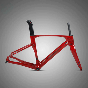Надежная ударопрочная рама для гравийного велосипеда из карбона 700C*40C с дисковыми тормозами для комфортных дорожных велосипедов - Product Image 4