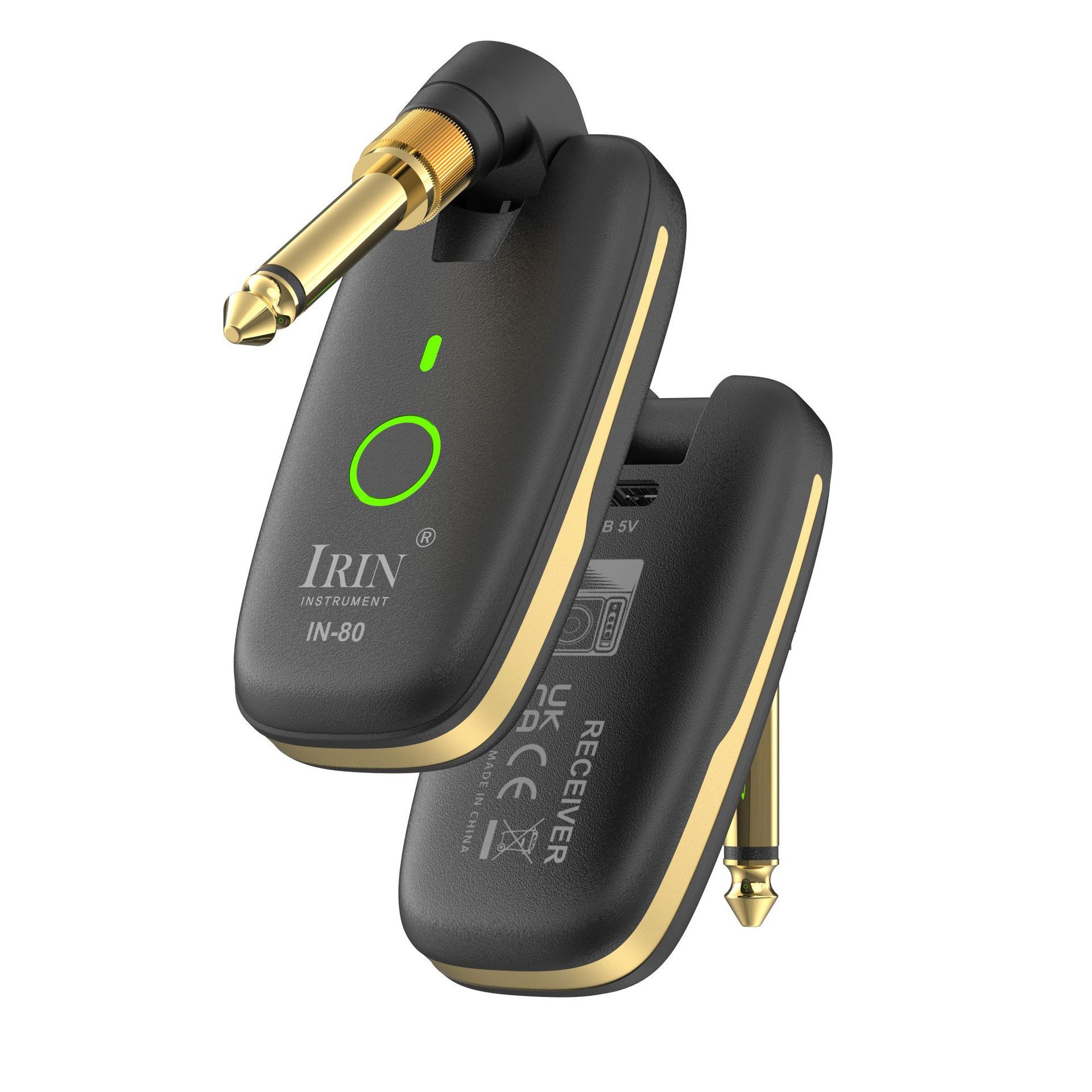 INGPARTNER Wireless Guitar System Transmitter Receiver fit Bass Digital 100ft