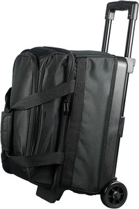 Brunswick, numerosas y útiles bolsas de bolos con ruedas y un amplio compartimento para zapatos, bolsa de bolos vintage para dos bolas - Product Image 2