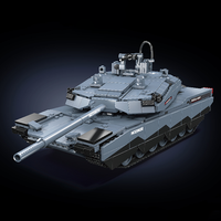 Mold King 20036 Military Abrams-X Tank Building Block Toys Aplicación técnica Control remoto Battle Building Block