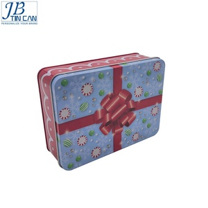 Fabrika toptan <span class=keywords><strong>metal</strong></span> hediye teneke kutu dikdörtgen teneke kutu hediye kutusu - Product Image 4